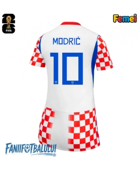 Croația Luka Modric #10 Echipament de Fotbal Replică Mondial 2026 Femei Acasa